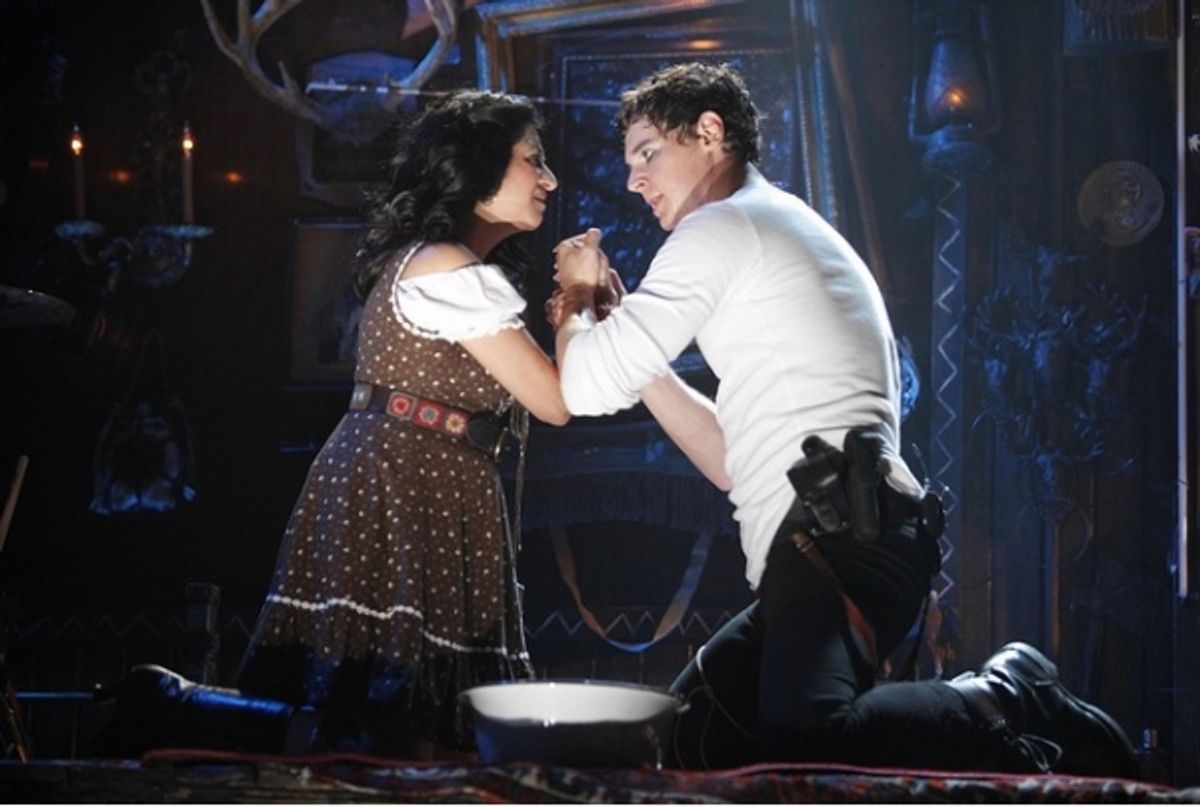 Maria Elena Ramirez and Benjamin Walker at 